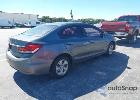 2013 Honda Civic Lx из США, поврежденный, VIN 19XFB2F55DE028506